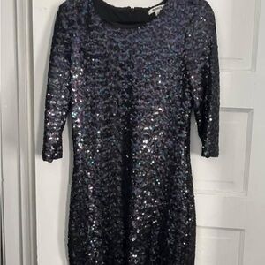 Sequin Black Dress